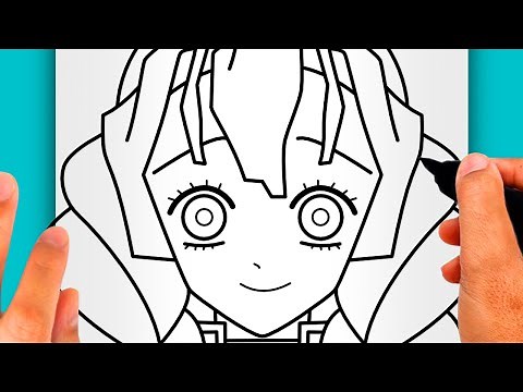 CÓMO DIBUJAR A MITSURI KANROJI | DIBUJO DE MITSURI (FÁCIL)