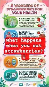 5 Amazing Benefits of Strawberries You Need to Know #fruit #strawberry