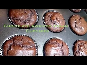 Chocolate Avocado Vegan Cupcakes