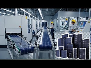 The Entire Solar Panel Factory Process You’ve NEVER Seen Before – Start to Finish!