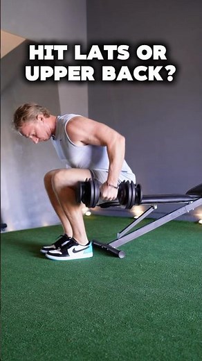 Seated Dumbbell Bent Over Row: Lats or Upper Back? (Form Explained)