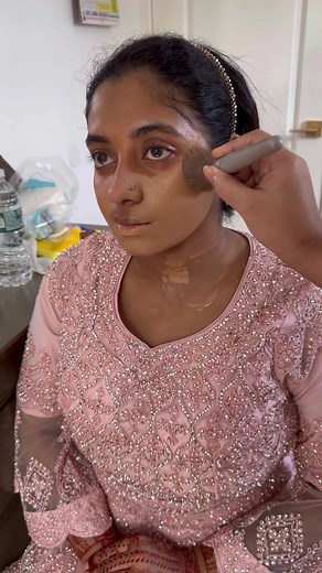 Beautiful Dusky Bride Transformation in NYC