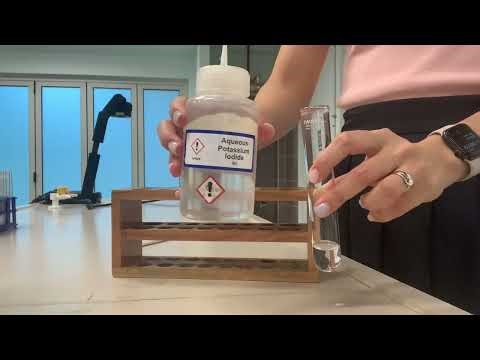 Chemistry| Precipitation of lead(II) Iodide using lead(II) nitrate & potassium iodide