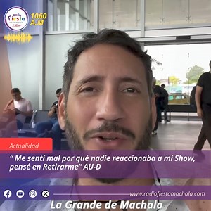 270K views · 3.8K reactions | AU-D “ME SENTÍ MAL POR QUÉ NADIE REACCIONABA A MI SHOW, PENSÉ EN RETIRARME” Martín Galarza conocido en el mundo de la música como AU-D posteo un video en su cuenta de Instagram explicando algo que jamás le había sucedió en unas de sus presentaciones que se llevó a acabo en Lago Agrio. Aquí los detalles en el siguiente video: | Radio Fiesta La Grande de Machala | Facebook