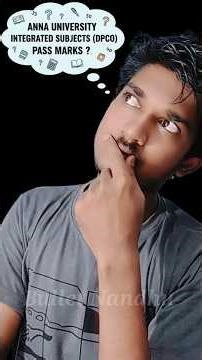 DPCO(25 Marks) Pass? Anna University #annauniversity #cs3351 #passmark #regulation2021 #dpco #r2021