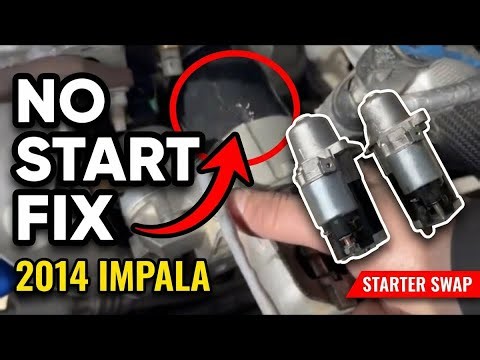 No-Start? How to Replace the Starter on a 2014Chevy Impala.