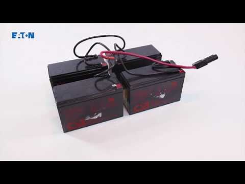 Eaton 5PX 1500 - Replacing the batteries