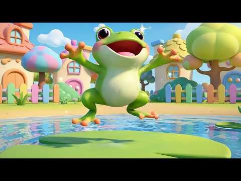 Happy Frog Hops Ribbit Ribbit Hop | Kids Animal Song & Movement Nursery Rhyme