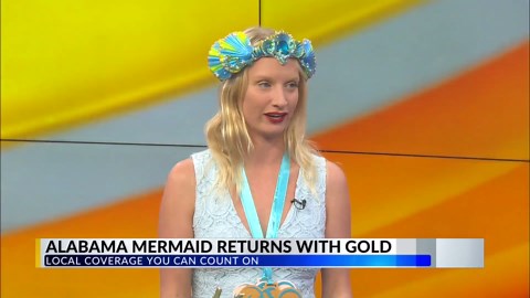 Alabama mermaid returns with gold