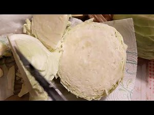 How to freeze fresh cabbage for winter use. Low Carb food prep