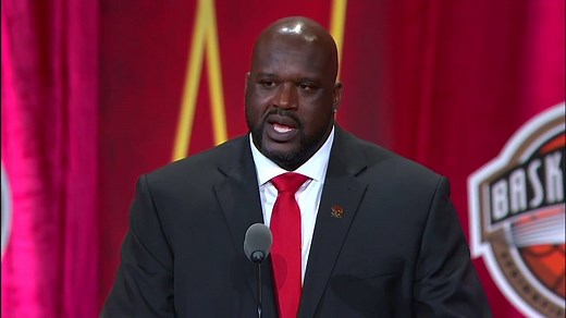 In case you missed it... Shaquille O' Neal's memorable Naismith Memorial Basketball Hall of Fame Induction Speech! #16HoopClass | NBA