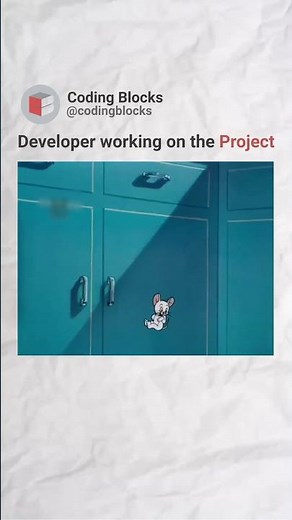 Developer working on the project | Who else can relate | Coding Blocks! #code #codingblocks