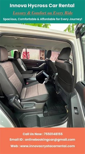 TOYOTA HYCROSS CAR RENTAL CHENNAI CALL US +91 7550148155 +91 8190078787 #vanrental #carrental