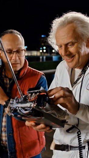 Back to the Future meets Real Life... Part 1 #ifrealvideos #backtothefuture #movie #funnyshorts