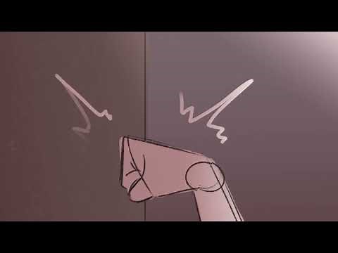 animation practice: knocking on door