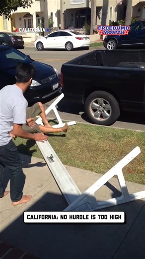 California: no hurdle is too high | FailArmy