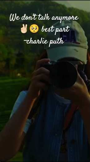 peace ✌🏻! we don't talk anymore.... lyrics best part ~charlie puth #lyrics #music #shorts