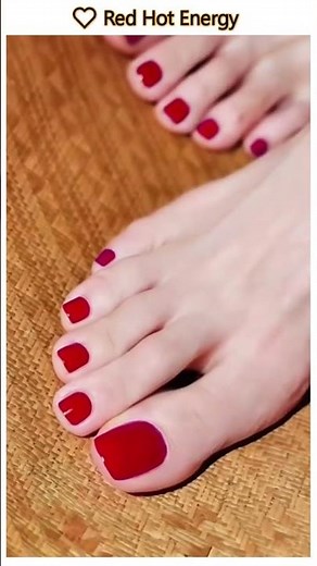 Red Hot Long Toes Glow ❤️🔥 : Beautiful Feet, Pretty Feet, Cute Toes #footcare #chictoes #feetlove