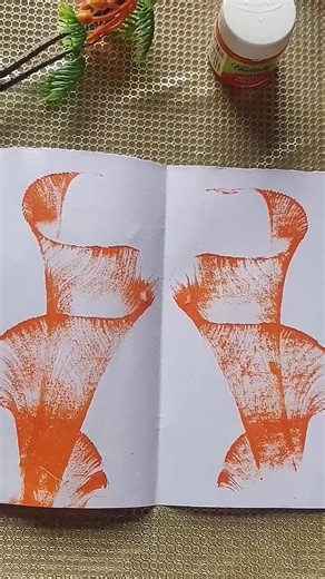 pull string painting #shorts #ytshorts #threadpainting