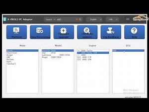 Launch X431 X-PROG3 PC Adaptor Clone Buick E83 Engine - Cardiagtool