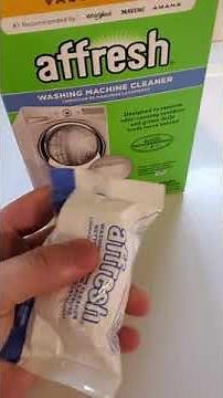 Using Affresh Washer Cleaner