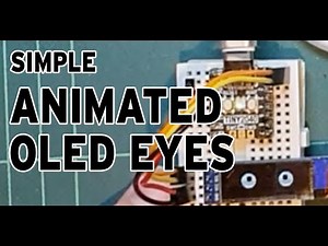 Cheap Animated Eye effect using PiPico and OLED with Micropython
