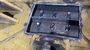 Dozer blade repair , we have run Into this before and while it doesn’t happen all the time I think it happens enough that it should be addressed and fixed at the factory. We have repaired other dozer blades and ripper bars in this fashion with excellent results. | Hebbronville Machine Shop