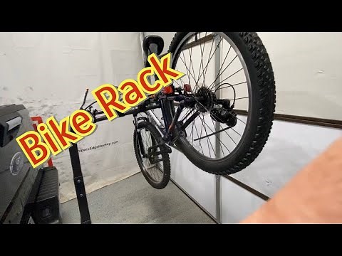Ikuram Hitch mounted 4 Bike Rack review assembly for RV