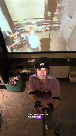 Portalgraph and Live DIY SlimeVR hologram #fullbodytracking #hologram