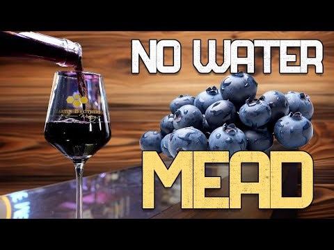 Making a No Water Blueberry Mead!