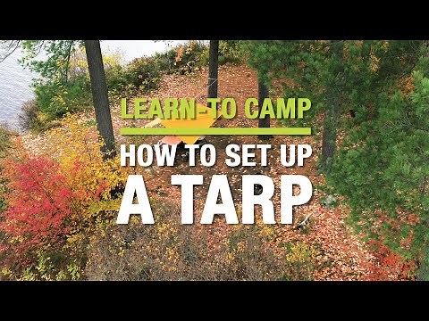 How to Set Up a Tarp