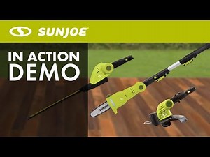 GTS4002C - Sun Joe 3-in-1 Cordless Lawn Care System - Live Demo