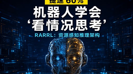 CMU哈佛等发布RARRL架构：让机器人学会“看情况思考”，执行效率大幅提速60%