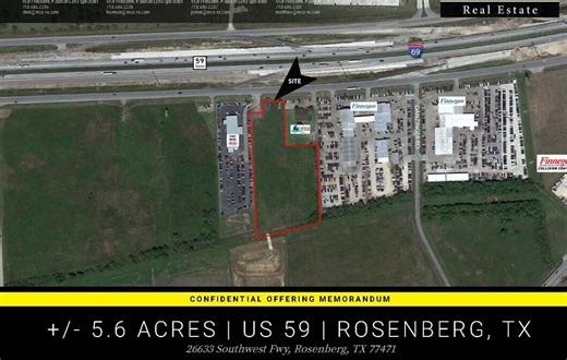 26633 Southwest Fwy, Rosenberg, TX 77471 - ±5.6 Acres 26633 SW Fwy at Rosenberg | LoopNet