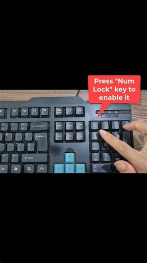 How to enable numpad on keyboard #shorts #viral #howto