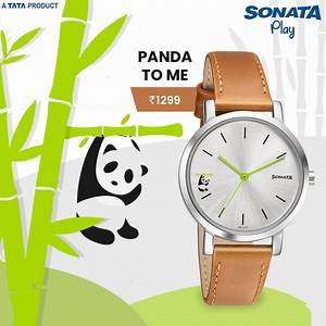 A “beary” special gift for the 🐼 lover! Introducing Play 2.0 by Sonata- because it’s time to up your style game. Shoot out your best look with a 🐼. Check out the entire collection here: https://bit.ly/33zQyLo #SonataWatches #SonataPlay #Style #Fashion #Trendy #Watches | Sonata Watches