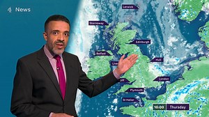 Signs of settled and slightly warmer weather in the days to come. Liam Dutton has the latest weather forecast. | Channel 4 News