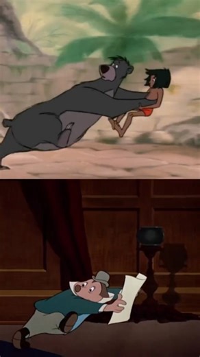 L.A | Reused Animation in Old Disney movies 🎥 @_old_disney follow for more ♥️ - #junglebook #robinhood #handdrawing #disney #disneymovies | Instagram