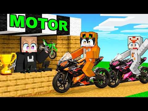 I OPENED A MOTORCYCLE SHOP IN MINECRAFT!!