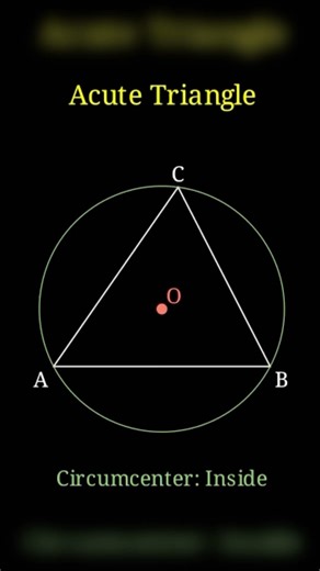 Circumcenter of Triangle (Acute, Right, Obtuse) | JEE Maths Concept Explained
