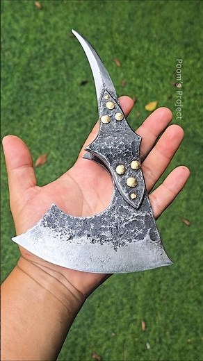 Viking axe head assemble