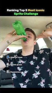 Ranking Top 5 Most Iconic Sprite Challenge #memes #funny #shortvideo #vairalvideo