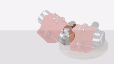 30W Concrete Vibrator Vibration Motor Single Phase AC 110V 3600RPM,Aluminum Alloy Case Electric Asynchronous Vibrating Vibrators for Shaker Table(30W)