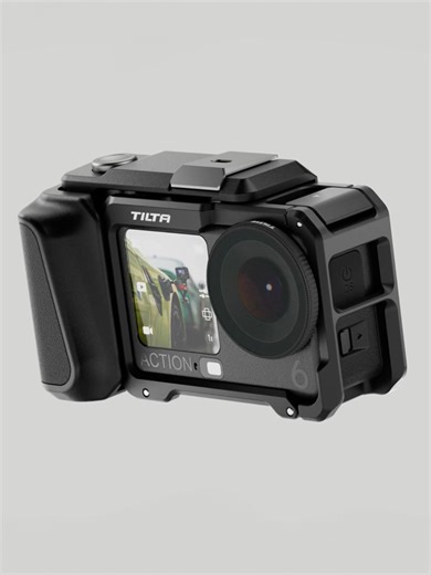 Introducing the all-new @tiltamax Full Camera Cage and Street Snap Kit for DJI Osmo Action 6. Designed to transform a compact action camera into a fast, adaptable shooting system, this modular setup expands what’s possible when capturing moments on the move. The Tilta Full Camera Cage for DJI Osmo Action 6 delivers a precision fit with multiple mounting options, support for magnetic accessories, and open access to essential controls so creators can build the perfect configuration without slowing