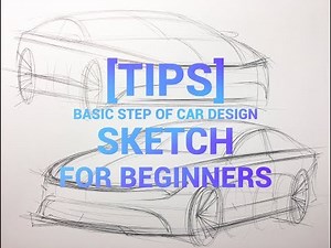 [Tips] basic step of car design sketch for beginners