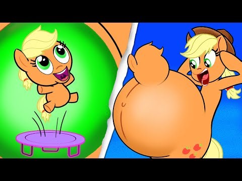 Apple Jack is pregnant a naughty baby - MY LITTLE PONY | Stop Motion Paper