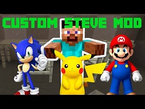 Steve's Different Faces | Minecraft | Custom Steve Mod [1.7.10]