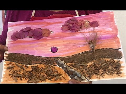 The Art of Nature for Kids - A Nature Collage