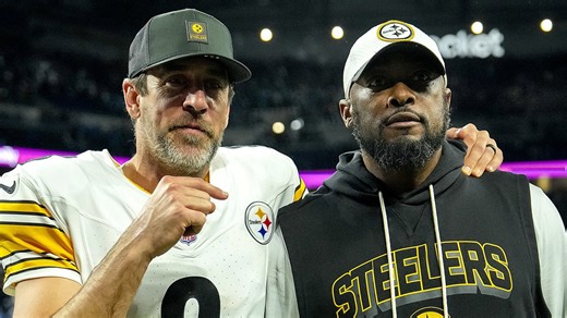 Steelers' Aaron Rodgers walks out of press conference after defending Mike Tomlin from criticism