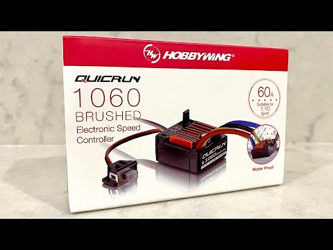 Hobbywing Quicrun 1060 Brushed ESC Unboxing & Review